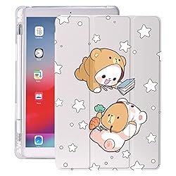 LuGeKe Cartoon Bear Case for iPad 9th Generation