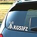 Ham Radio - Amateur Radio Call Sign, Call Sign Antenna Window Decal