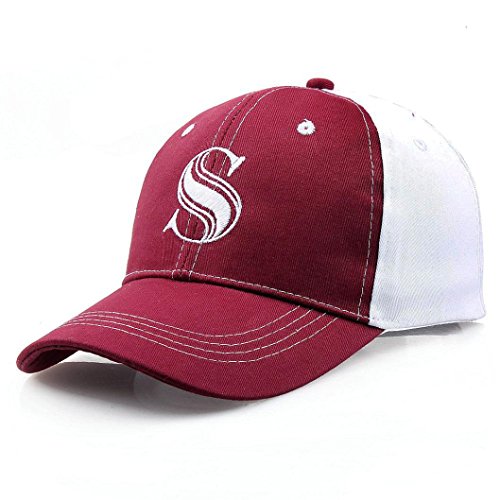 pretty.W Baseball Cap For pubg Same Style Caps Winner Winner Chicken Dinner (Wine Red)