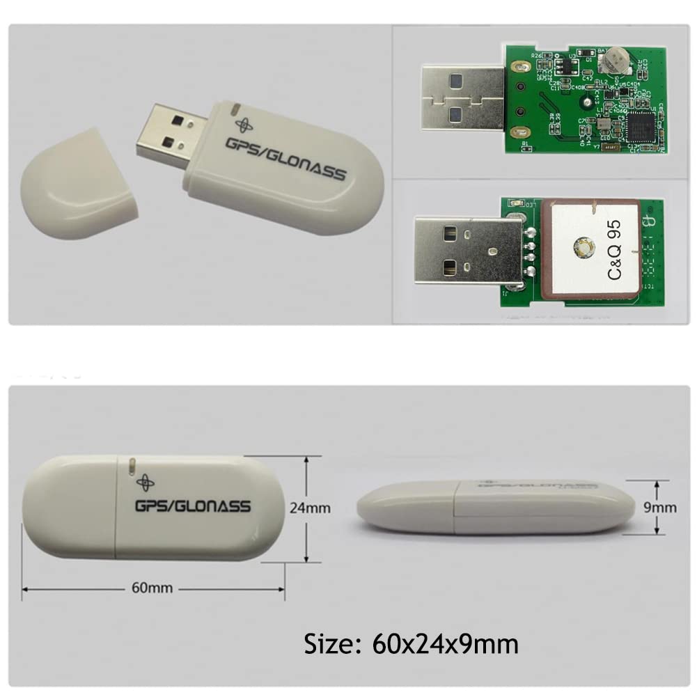 Geekstory VK-172 Gmouse USB GPS Glonass Dongle Module Support an-dorid Linux Windows 10/8/7/vista/XP/Raspberry Pi