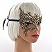 Flywife Lace Venetian Masquerade Mask Phantom of the Opera Mask Half Face Phantom Mask (B Gold Phantom of the Opera)