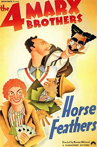 Amazon.com: Horse Feathers POSTER Movie (11 x 17 Inches - 28cm x 44cm) (1932): Posters & Prints