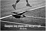 (13x19) Billie Jean King Champions Quote Poster