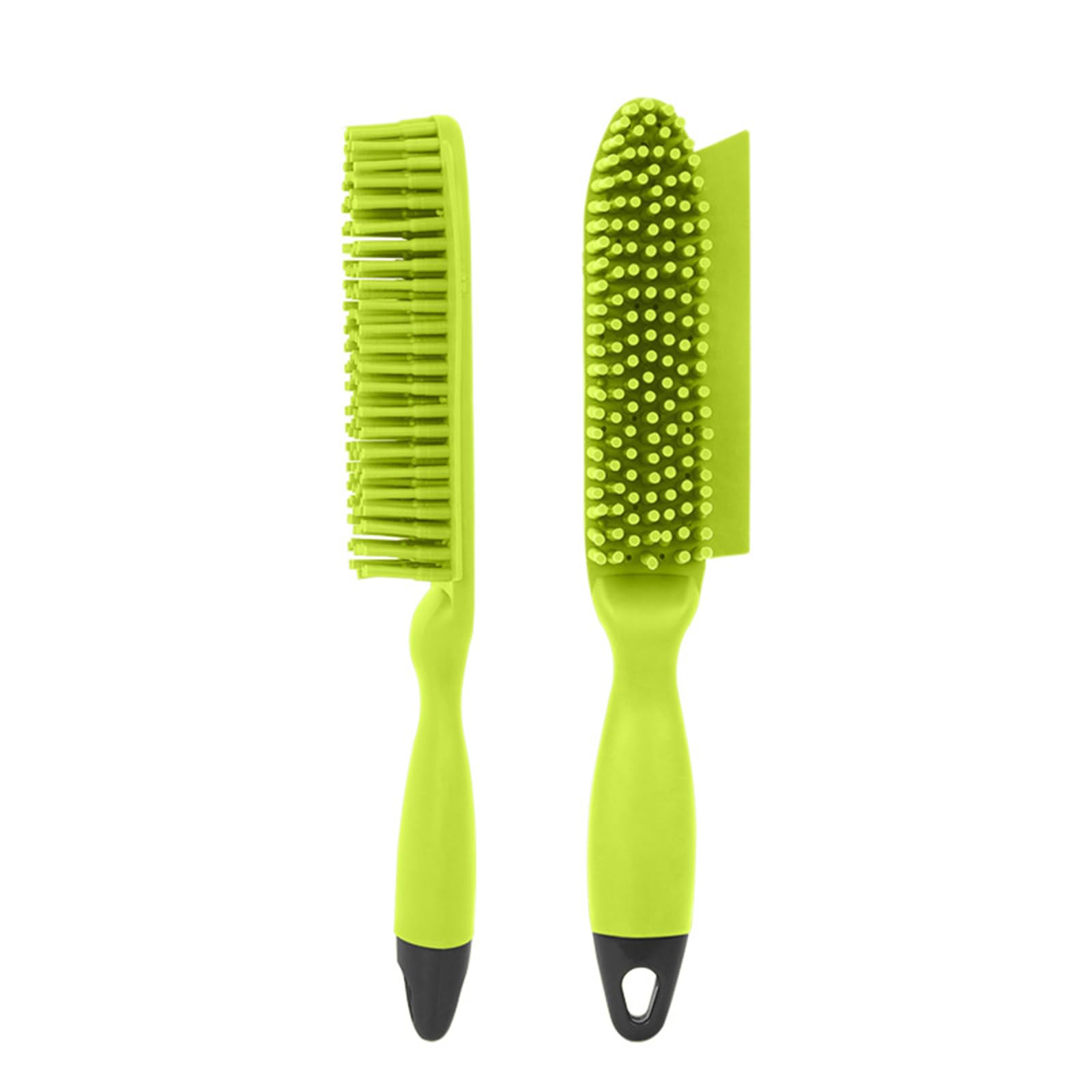 Acpetdr Green Pet Hair Removal Brush 2 in 1 Rubber Bristle Brush for Dogs and Cats for Pet's Hair Furniture Carpets and Car Seats(1 Pack)