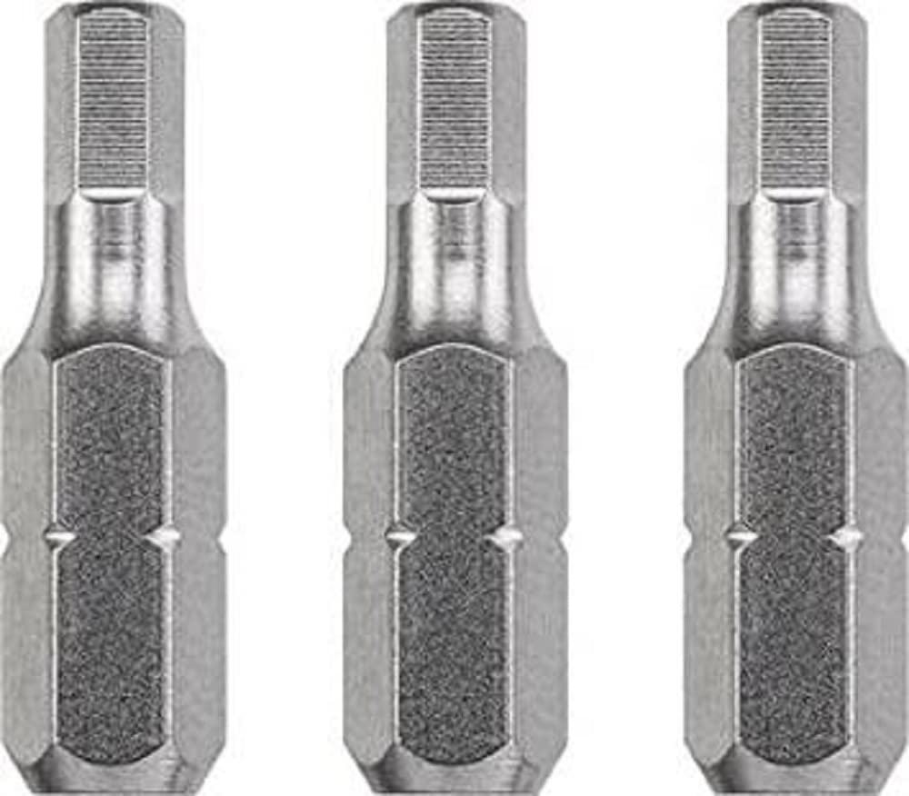 kwb 3 x Bits 25 mm Hex 2.5mm Industrial Steel 121402 (TQ 60 Steel, ISO 1173 Drive C 6.3)