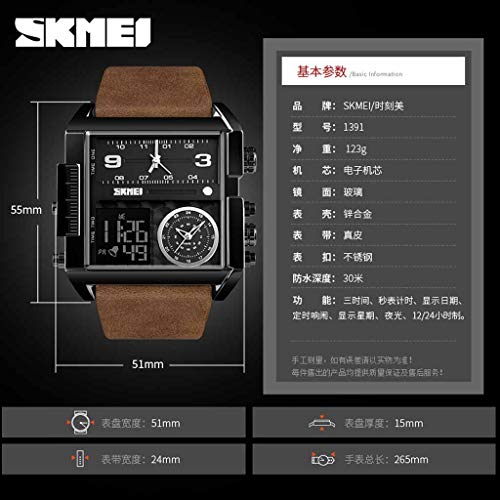 image for Dasuy Men's Digital Sports Watch 30M Waterproof Military Watches Outdo