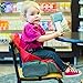 3 in 1 - Cozy Travel Booster Seat/Backpack/Diaper Bag for Your Toddler/Baby. Perfect for Home or Travel. Great Baby Shower Gift (Red/Gray)
