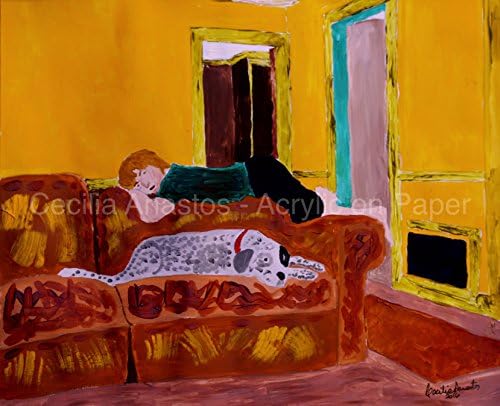 Lazy (2016) - A boy and a dog resting on a couch