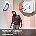 Mumu Sugar Infrared Wireless Motion Sensor Alarm, Doorbell Chime Home Security Driveway Alert Alarm, Store Door Open Entry Chimes with Operating in Range 500 feet/52 Chimes/ 4 Level Volume/LED Flash