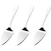VIVANI 3pcs Pie Cake Server Set, 9.8 Inch Stainless Steel Pie Pizza Spatula | Cake Lifter, Dessert Server for Baking, Serving at Weddings, Birthdays, Party and Daily Use, Mirror Polished, Dishwasher Safe
