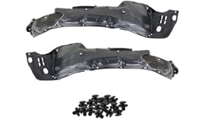Parts N Go Fender Liner Set w/Clips for 2012-2015 Civic Sedan Front Driver & Passenger Side Left Right HO1248143 HO1249143 HO1248168 HO1249168 74101TR0A50 74151TR0A50 74151TR6A50 74101TR6A50
