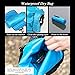 LIXADA Bike Handlebar Bag, Cycling Handlebar Storage Bag Mountain Bicycle Front Frame Bag Pannier Pouch with Roll Top Closure Waterproof for Road Mountain Bike Outdoor