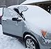 SnowOFF Camo Print Car Windshield Snow Cover Automotive Hood Covers Sun Shade Protector - Windproof Straps, Wings, Suction Cups, Magnets - Bonus Demist Cloth + Blanket - Winter Ice Rain Frost Guard