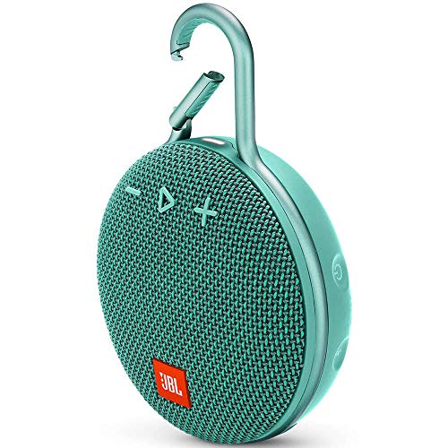 JBL-CLIP-3-Waterproof-Portable-Bluetooth-Speaker-Teal