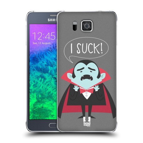 Head Case Designs I Suck Confession of Real Vampires Replacement Battery Back Cover for Samsung Galaxy Alpha G850