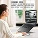 ELV Adjustable Laptop Stand, Compatible with Apple Mac MacBook Pro Air 10 to 15.6 Inch Notebook, Antislip Anti-Scratch Aluminum Ventilated Portable Ergonomic Desktop Holder Riser for Office Deskthumb 1