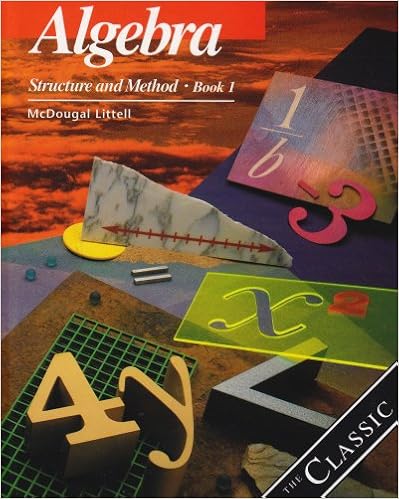 Algebra Structure And Method Book 1 Mcdougal Littel 9780618044306 Amazon Com Books Algebra Structure And Method Book 1 Mcdougal Littel 9780618044306 Amazon Com Books