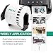 Pestai Compatible Labels Replacement for Brother DK-2205 Cut-to-Length Label 2.4” x 100 Feet, Compatible with Brother QL-500 QL-570 QL-700 QL-710W Printer (6 Rolls Plus 1 Reusable Cartridge)