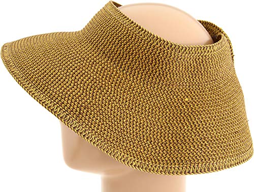 San Diego Hat Company Women's UBV002 Sun Hat Visor Multi Honey One Size
