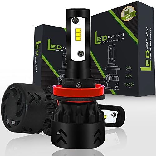 Kit Led Headlight Bulb H4/9003/HB2 H7 H1 H8/H9/H11 9005 HB3 9006 HB4 CREE-XHP50 LED Chip 60W 9600LM 9-36V IP68 Fan Cooling Mode All in One