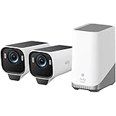 eufy Security eufyCam S3 Pro 2-Cam Kit, Solar Camera Outdoor Wireless, MaxColor Night Vision, 4K Security Camera with Solar Panel, Face Recognition AI, Expandable Local Storage, No Monthly Fee