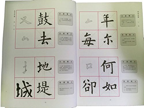 名家名帖部首入门教程 柳公权楷书部首解析 叶定莲 Amazon Com Books