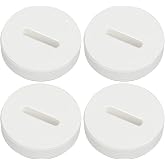 Copkim 4 Pcs 2'' PVC Dwv Pipe Fitting Flush Cleanout Plug Npt Male | Compatible with P110 Series, PVC Adapter Threaded Connector, for Plumbing Water Line Drainage Piping Waste Vent System