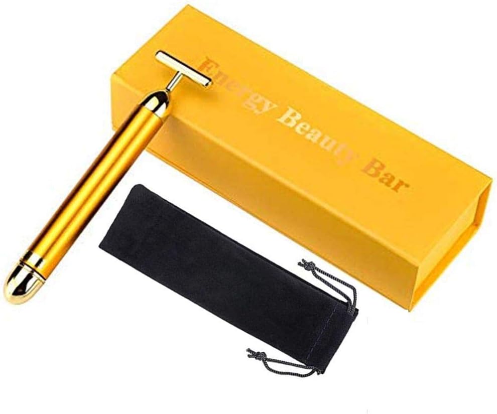 24k Energy Beauty Bar Face Massage 3D Roller Electric Tools for Sensitive Skin Face Pull Tight Firming Lift