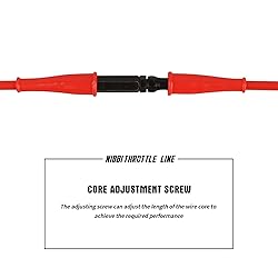 nibbi Throttle Cable,46" Go Kart Throttle
