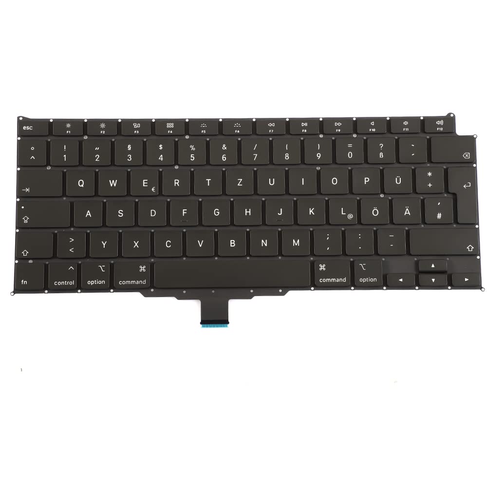 OLVINS German Keyboard for MacBook Air Retina 13 Inch A2179 GR Keyboard 2020 Year EMC 3302