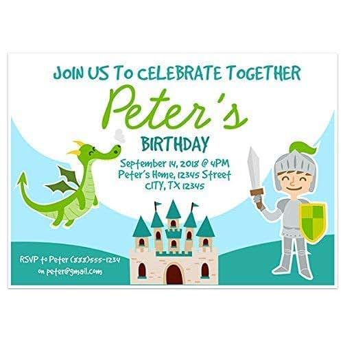 Dragon Tales Birthday Invitations 2