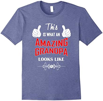 Mens Fathers Day Shirt Gift from Daugther Son Wife Funny Sayings XL Heather Blue