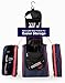 Zyfler Travel Hanging Toiletry Bag and Organizer Bathroom Storage Bags For Toiletries - Travel Cosmetic and Hair Product Organizer with Pockets - Waterproof Carrier for Traveling - Navy/Red