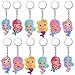 Konsait 30pack Mermaid Party Supplies, Mermaid Bracelet, Mermaid Necklace, Mermaid Key Chains for Kids Mermaid Birthday Party Favors, Party Bags Fillers for Girls