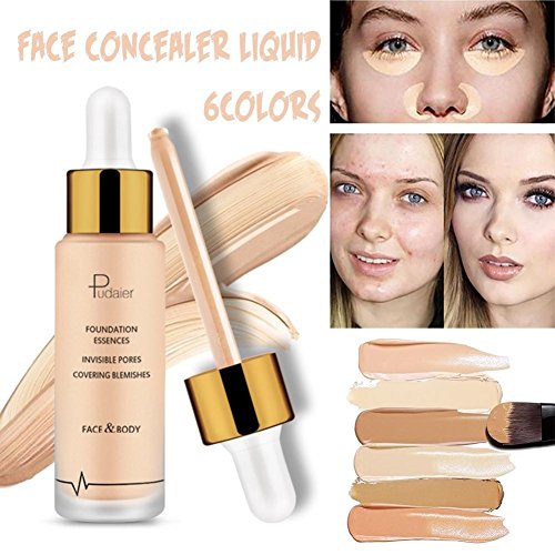 wewa98698 Face Blemishes Pores Covering Liquid Foundation Concealer Moisturizing Pores Makeup Primer for Women - 2#
