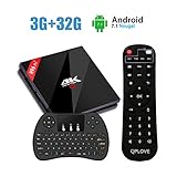H96 Pro+ TV Box Android 7.1 OS 3G DDR3 32G EMMC Smart TV Box 4K HD Amlogic S912 Octa-core BT4.1 Dual Band 2.4G/5.8G WIFI Ethernet 1000M with Wireless Keyboard