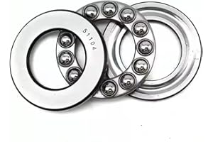 GUSIRUI Thrust Ball Bearings, 2pcs 51102 Plane Axial Ball Bearing 3-in-1, 15mm x 28mm x 9mm Chrome Steel ABEC3 Single Row Roller