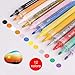 Yeemoutylo Acrylic Paint Marker Pens, Rock Paint Pens Water Based Paint Pen for Rock Painting, Canvas, Photo Album, DIY Craft, School Project, Glass, Ceramic, Wood, Metal 12 Colors