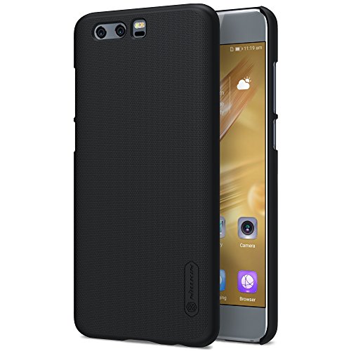 Huawei Honor 9 Case with Soft Screen protector, PC Ultra Thin Lightweight Slim Fit Case, Non-Slip Salient point Surface for Excellent Grip Anti-Fingerprint Cover (Black)