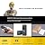 DEKOPRO Laser Distance Measure Device Large Digital LCD Display with Angle, Area, Volume and Pythagorean Mode Continuous Measurement Electronic Measuring Tool