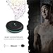 a aromacare Aromatherapy Essential oil diffuser, Oil Diffuser Bluetooth Speaker 4.0 with Bass Sound - Ultrasonic Cool Mist Humidifier 350ml Black for Cars, Kids, Home, Office with 7 Color LED Lights