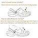 Mahoo 40 Pieces Kawaii Shoes Charms Shoes Wristband Bracelet and Gifts