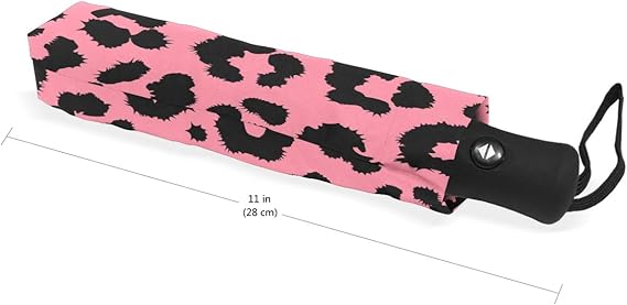 Amazon ミヤビヤ 折り傘 豹柄 レオパード柄 ヒョウ柄 和雑貨 ピンク プレゼント ミヤビヤ 折りたたみ傘 通販