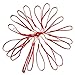 GTONEE 20PCS Bundle Colorful 7 Inch Durable Nylon Hand Wrist Strap Lanyard Straps/Strings Pack Rope for Hooking up Cellphone, Camera, iPod, Mp3, USB Flash Drives，PSP Wii ，Pedometer, Keychains (Red)