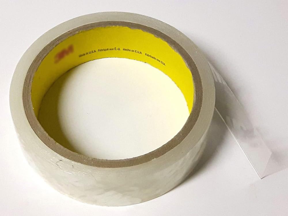 StickyTapes Bike Protection Tape - 25mm x 1000mm roll of 8671HS Helicopter Tape - Strong Clear Bicycle Protective Film