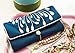 Jewelry Roll Clutch - Embroidered Chrysanthemum (Mauve)