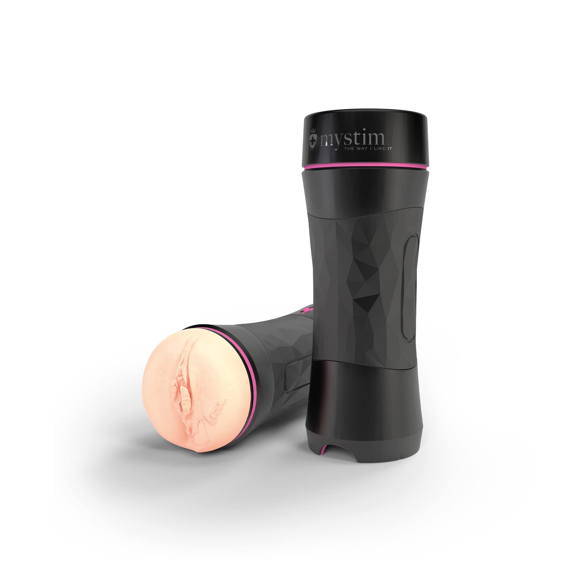 Mystim Opus Mica Masturbator Black 17.5 cm