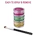 Hair Chalk & Body Glitter Gels Makeup Set for Girls: 10 Hair Chalks & 3 Hair, Body & Face Glitter Gels Great Birthday Present Gifts for Girls of All Ages