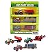 Liberty Imports Diecast Farm Tractors with Trailer 1:72 Scale Vehicles (Set of 3)