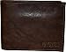 Kenneth Cole Reaction Men's Genuine Leather Passcase Wallet With Gift Box (Brown)